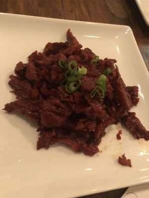 A6 barbeque “roasted pork”   at Amituofo Vegan Cuisine in Brooklyn