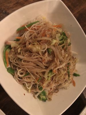 R1 vegetarian mai fun (cold noodle Dan Dan noodle)  at Amituofo Vegan Cuisine in Brooklyn