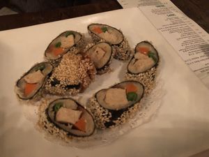 A11 sesame roll   at Amituofo Vegan Cuisine in Brooklyn