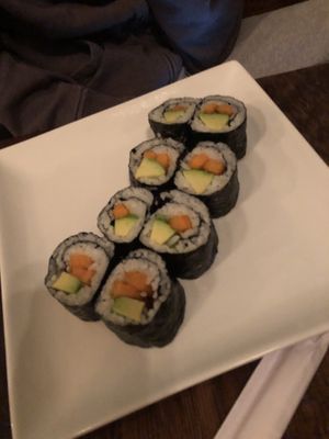 A13 avocado sweet potato roll   at Amituofo Vegan Cuisine in Brooklyn