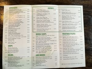 Menu, May 2025  at Amituofo Vegan Cuisine in Brooklyn