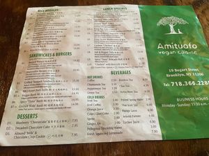  at Amituofo Vegan Cuisine in Brooklyn