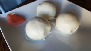 Steamed buns at Amituofo Vegan Cuisine in Brooklyn