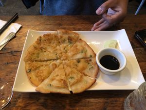 Scallion Pancake at Amituofo Vegan Cuisine in Brooklyn