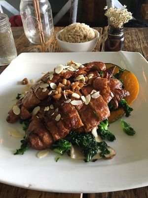 Beijing "Duck" at Amituofo Vegan Cuisine in Brooklyn
