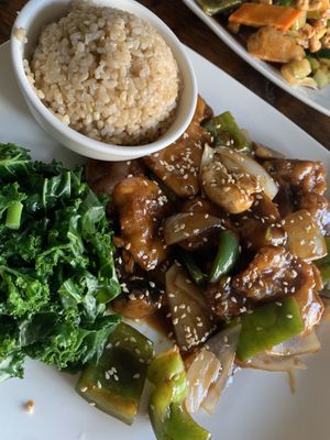 Sesame "Beef" at Amituofo Vegan Cuisine in Brooklyn