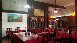 Dining area at China Restaurant in Harlingen