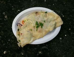 vegan zesty crepe at The Little Crepe Lounge in Redcliffe