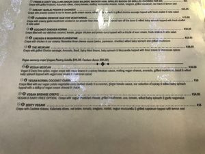 Savoury vegan crepes  at The Little Crepe Lounge in Redcliffe