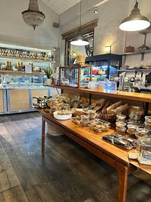Inside the Store at Meshek Barzilay Deli in Tel Aviv