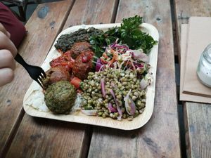  at Meshek Barzilay Deli in Tel Aviv