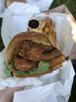 Finding Nori Burger  at The Lazy Leek in Cardiff