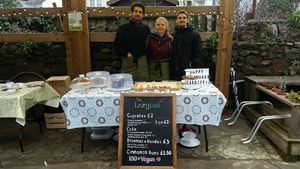 at Pontcana market at The Lazy Leek in Cardiff