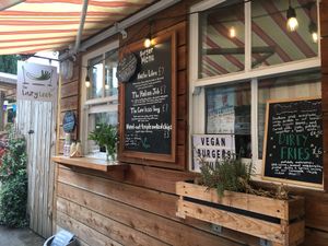 Lazy leek outside! at The Lazy Leek in Cardiff