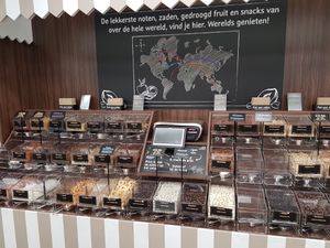 nuts, grains, etc at Holland & Barrett in Oostende