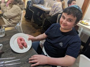 'R' day , raspberry french cruller! at Planted in Hamilton in Hamilton