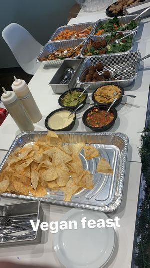 We attended a catered event - this was all the food at Planted in Hamilton in Hamilton