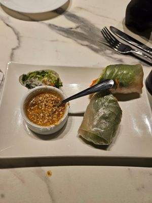 Summer rolls--there were 4 pieces at Thai Smile in Plymouth