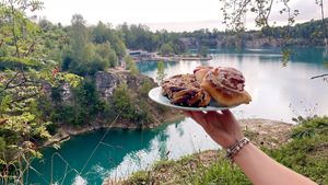 The best pastry I ever tried  at Zaczyn in Krakow
