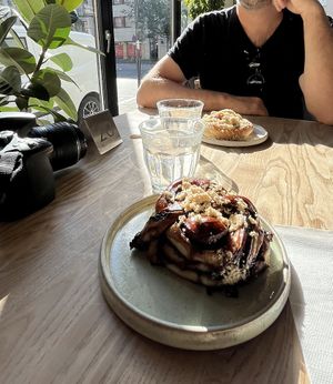 Chocolate bun  at Zaczyn in Krakow
