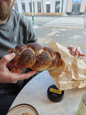 Salted bread at Zaczyn in Krakow
