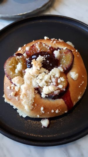 Pastry with plum at Zaczyn in Krakow