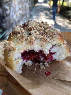 Vegan baked goods  at Zaczyn in Krakow