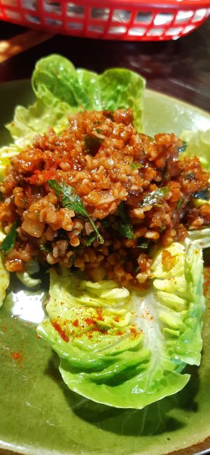 Each tabbouleh at Zizinia in Barcelona