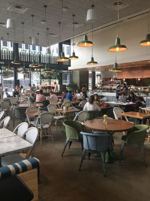 Open, well appointed, garden like atmosphere  at Flower Child - Downtown in Austin