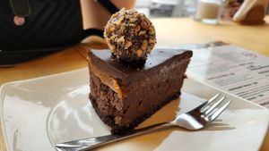 Vegan Ferrero cake at SweetFit in Bialystok
