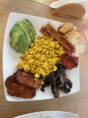 Vegan English breakfast   at SweetFit in Bialystok