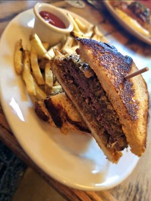 Impossible Reuben #Veganuary at Hook and Ladder in Sacramento