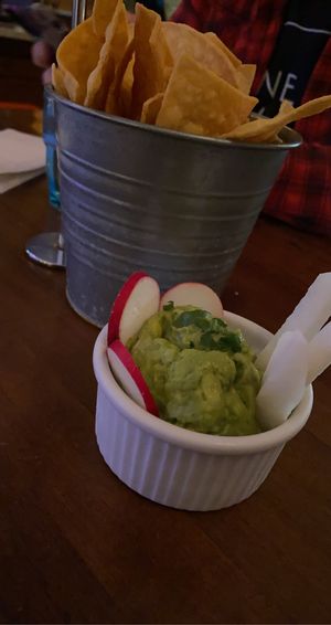 Chips and guacamole!  #Veganuary at Frida 602 in Covington