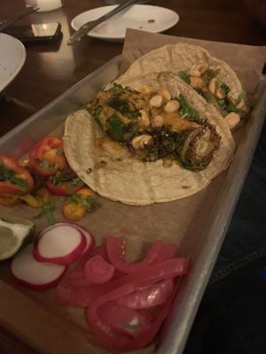 Brussel Sprouts tacos at Frida 602 in Covington