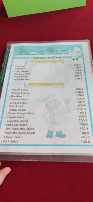 Salads & soup at Forever Restaurant in Koh Lipe