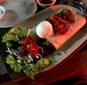Burrito at Gringo's Cantina in Surat Thani