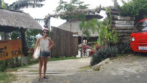 entrance at Hillside Village and Saki Restaurant in Siquijor