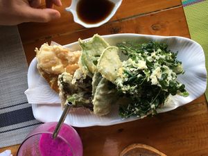 Vegetables Tempura at Hillside Village and Saki Restaurant in Siquijor