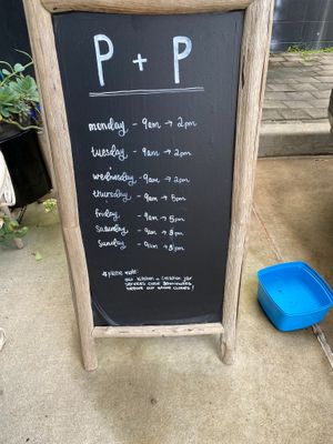 Hours of opening as at May 2021 at Petals & Pinecones in Atherton