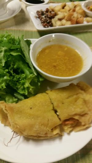 Vietnamese pancake at Hoa Nghiem in Hue