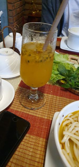 Passion juice at Hoa Nghiem in Hue