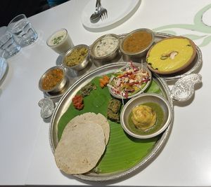 Thali  at Aharveda Restaurant in Mumbai