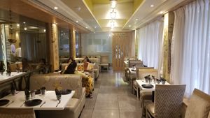 Inside at Aharveda Restaurant in Mumbai