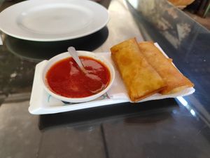 Rolinho primavera at Restaurante Palace Long Fu in Brasilia