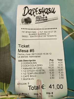   at Dareshasu in Tenerife