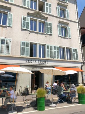 Outside  at Karls Kraut in Luzern