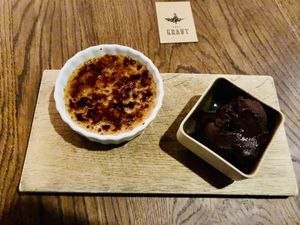 Creme brûlée  at Karls Kraut in Luzern