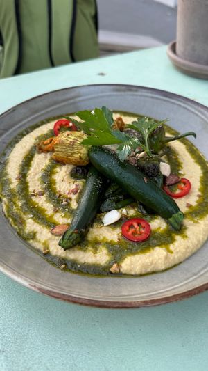 Zucchini flowers at Karls Kraut in Luzern