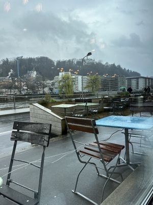 River view  at Karls Kraut in Luzern