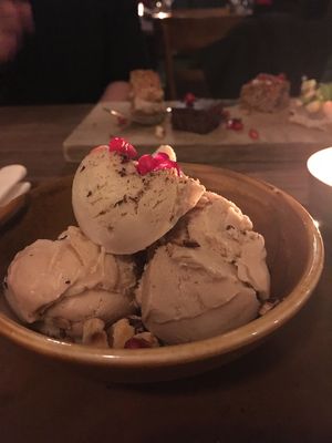 hazelnut icecream  at Karls Kraut in Luzern